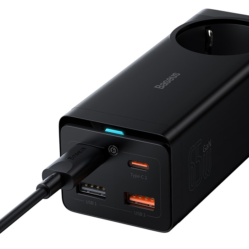 Baseus PowerCombo GaN 65W charger/power strip review - a nice multifunction  charging solution - The Gadgeteer